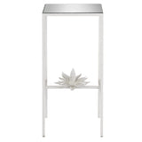 Sisalana White Accent Table Side Tables LOOMLAN By Currey & Co