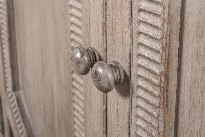 Six Diamonds Sideboard French Grey Sideboards LOOMLAN By Sarreid