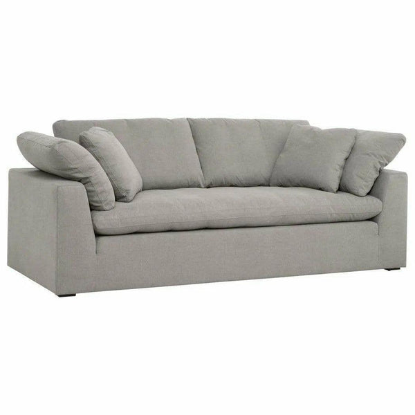 Sky 96" Sofa LiveSmart Peyton-Slate Espresso Sofas & Loveseats LOOMLAN By Essentials For Living