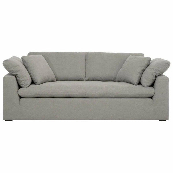 Sky 96" Sofa LiveSmart Peyton-Slate Espresso Sofas & Loveseats LOOMLAN By Essentials For Living