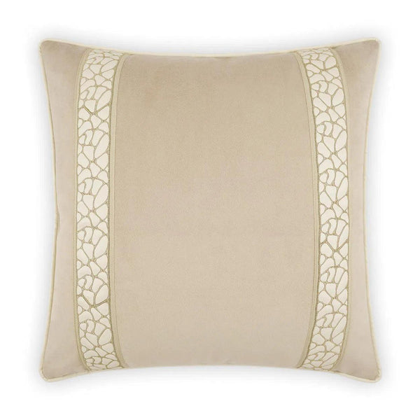 Sloane Camel Throw Pillow With Insert Throw Pillows LOOMLAN By D.V. Kap