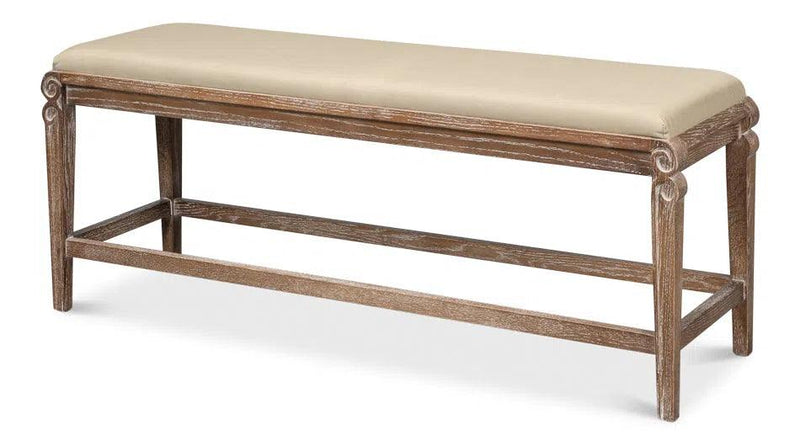 Smith Building Parlor Bench Seat For Bedroom Bedroom Benches LOOMLAN By Sarreid