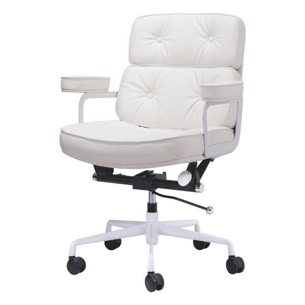 Smiths Office Chair White Office Chairs LOOMLAN By Zuo Modern