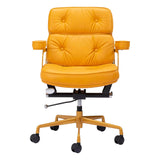 Smiths Office Chair Yellow Office Chairs LOOMLAN By Zuo Modern