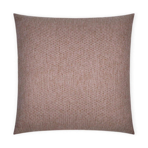 Smoothie Blush Solid Blush Large Throw Pillow With Insert Throw Pillows LOOMLAN By D.V. Kap