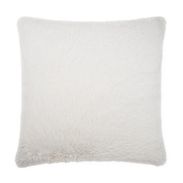 Snow Bunny White Throw Pillow With Insert Throw Pillows LOOMLAN By D.V. Kap