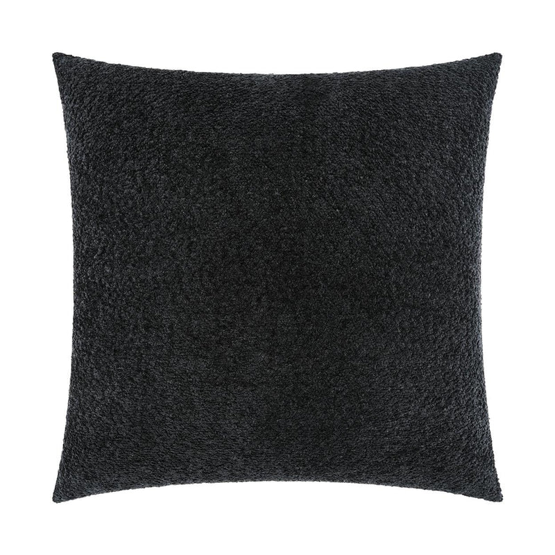 Snuggle Black Throw Pillow With Insert Throw Pillows LOOMLAN By D.V. Kap