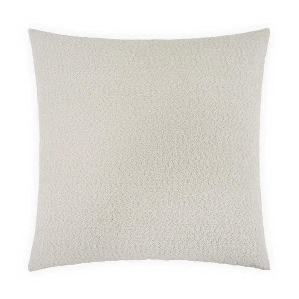 Snuggle Ivory Throw Pillow With Insert Throw Pillows LOOMLAN By D.V. Kap