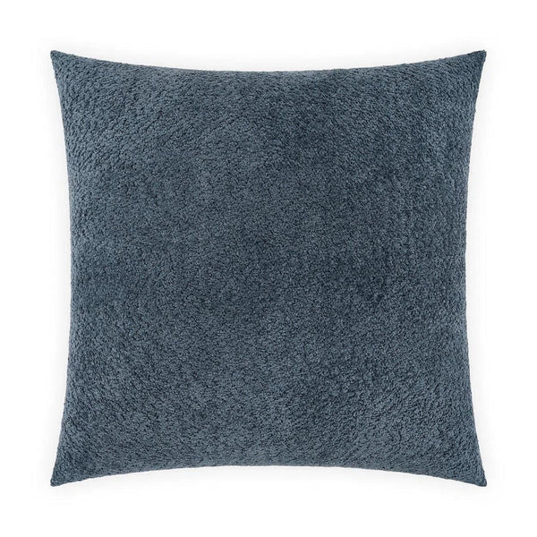 Snuggle Sapphire Blue Throw Pillow With Insert Throw Pillows LOOMLAN By D.V. Kap