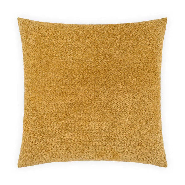 Snuggle Yellow Throw Pillow With Insert Throw Pillows LOOMLAN By D.V. Kap