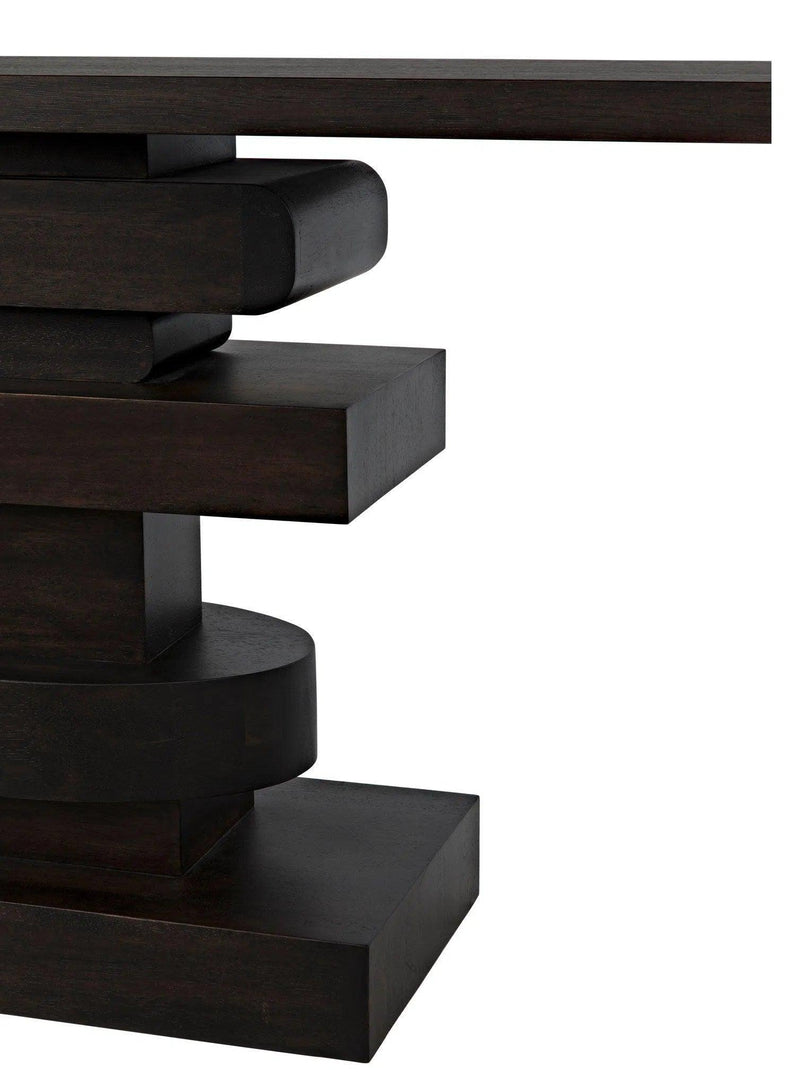 Solange Console, Ebony Walnut Console Tables LOOMLAN By Noir