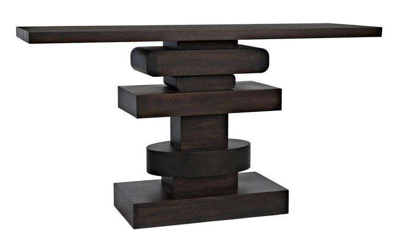 Solange Console, Ebony Walnut Console Tables LOOMLAN By Noir