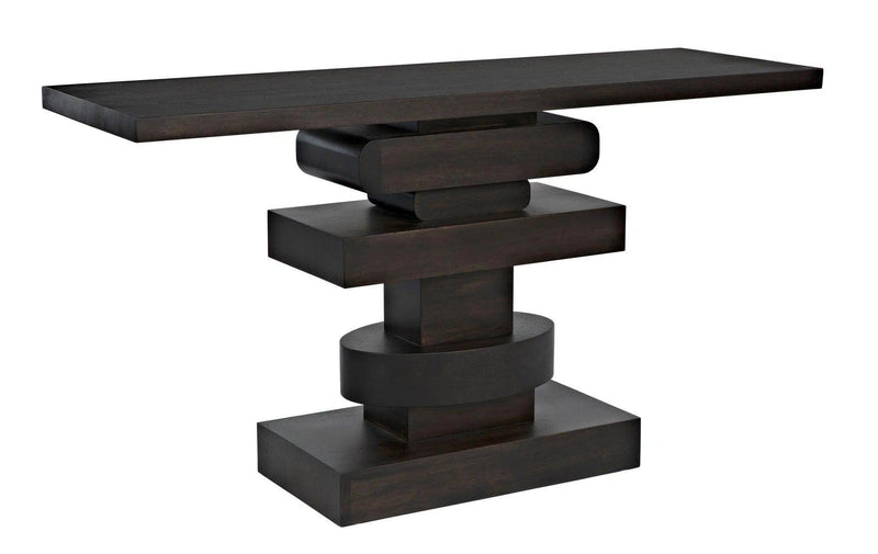 Solange Console, Ebony Walnut Console Tables LOOMLAN By Noir