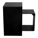 Solo Side Table, Black Steel Side Tables LOOMLAN By Noir