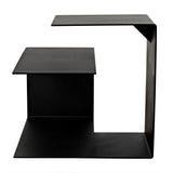 Solo Side Table, Black Steel Side Tables LOOMLAN By Noir