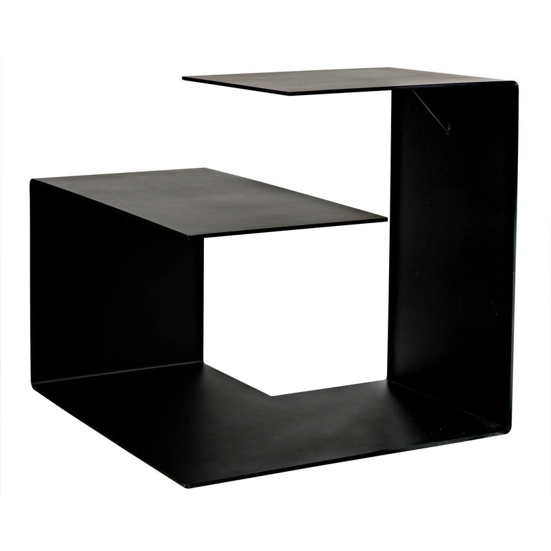 Solo Side Table, Black Steel Side Tables LOOMLAN By Noir