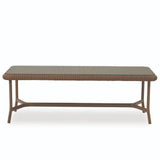 Solstice Outdoor Rectangle Coffee Table Patio Furniture Lloyd Flanders Outdoor Side Tables LOOMLAN By Lloyd Flanders