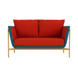 Solstice Outdoor Wicker Loveseat Deep Seating Patio Furniture Outdoor Sofas & Loveseats LOOMLAN By Lloyd Flanders