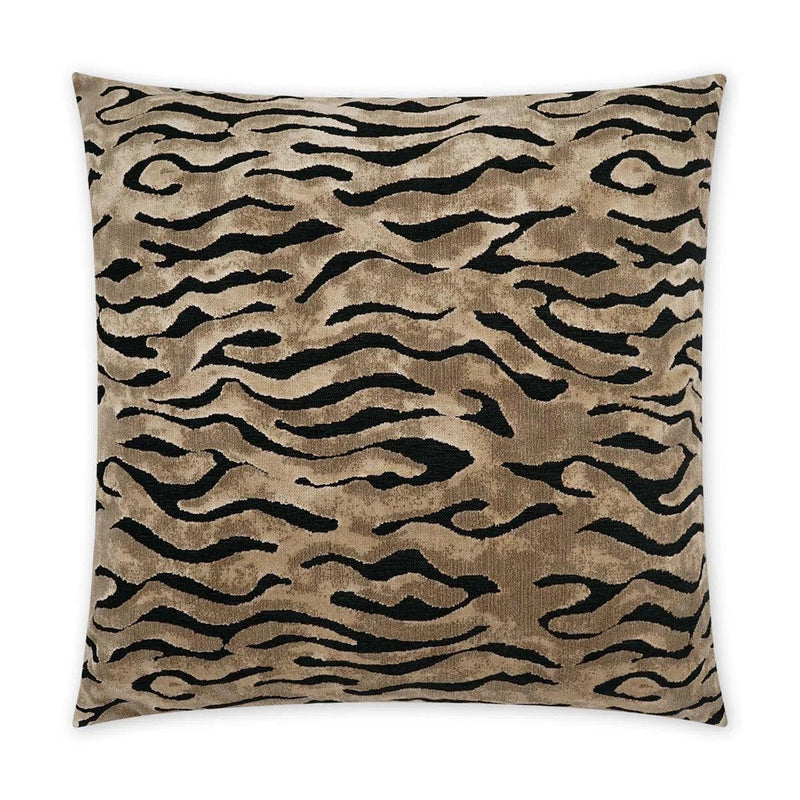 Soneva Animal Brown Large Throw Pillow With Insert Throw Pillows LOOMLAN By D.V. Kap