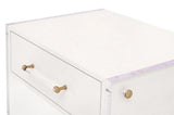 Sonia Shagreen 1-Drawer Nightstand Nightstands LOOMLAN By Essentials For Living