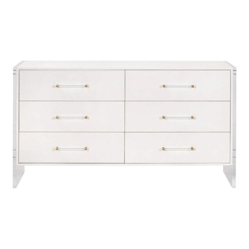 Sonia Shagreen 6-Drawer Double Dresser Dressers LOOMLAN By Essentials For Living