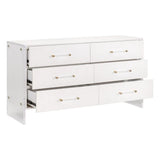 Sonia Shagreen 6-Drawer Double Dresser Dressers LOOMLAN By Essentials For Living