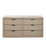 Sonoma Natural Wood 6-Drawer Dresser Dressers LOOMLAN By Diamond Sofa