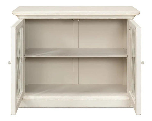 Sonya Commode Antique White Dressers LOOMLAN By Sarreid