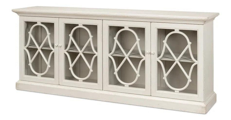 Sonya White Sideboard Buffet For Dining Room Sideboards LOOMLAN By Sarreid