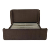 Sophia Wood Brown Bed Beds LOOMLAN By Moe's Home