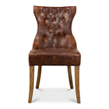 Sophie Leather Armless Dining Chair (Set Of 2)