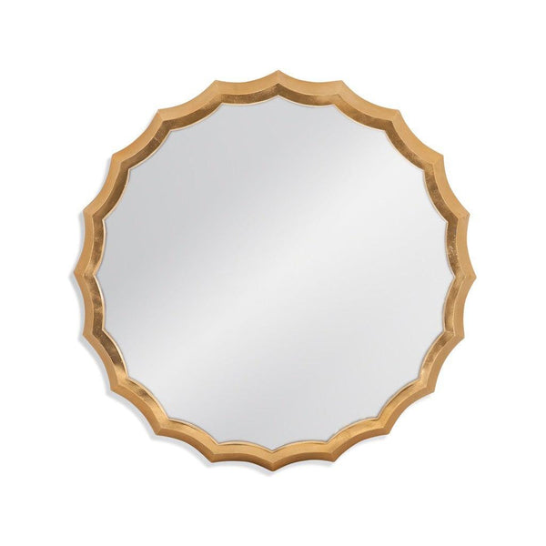 Southgate Aluminum Gold Wall Mirror Wall Mirrors LOOMLAN By Bassett Mirror