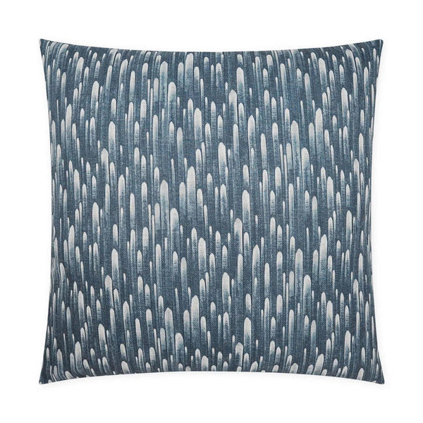 Space Indigo Blue Large Throw Pillow With Insert Throw Pillows LOOMLAN By D.V. Kap