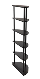 Spago Bookcase, Black Metal Bookcases LOOMLAN By Noir