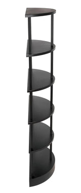 Spago Bookcase, Black Metal Bookcases LOOMLAN By Noir