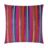 Spark And Spunk Multi Color Throw Pillow With Insert Throw Pillows LOOMLAN By D.V. Kap