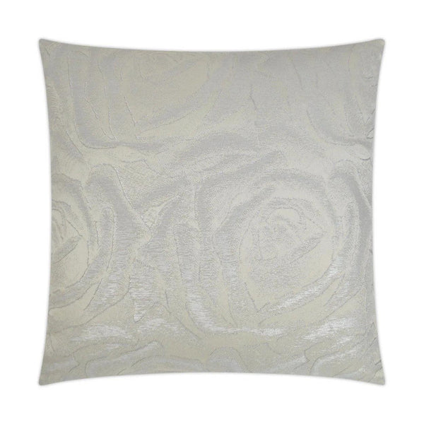 Sparkle Grey Throw Pillow With Insert Throw Pillows LOOMLAN By D.V. Kap