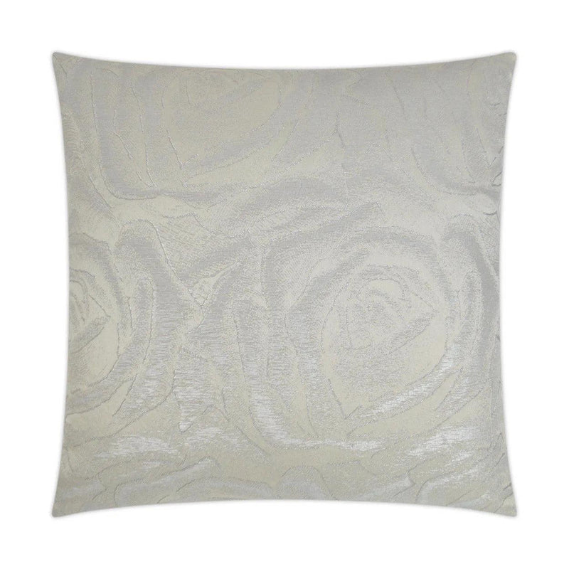 Sparkle Grey Throw Pillow With Insert Throw Pillows LOOMLAN By D.V. Kap