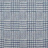 Spencer Traditional Plaid Check Blue Large Throw Pillow With Insert Throw Pillows LOOMLAN By D.V. Kap