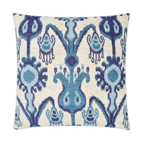 Spokane Blue Throw Pillow With Insert Throw Pillows LOOMLAN By D.V. Kap