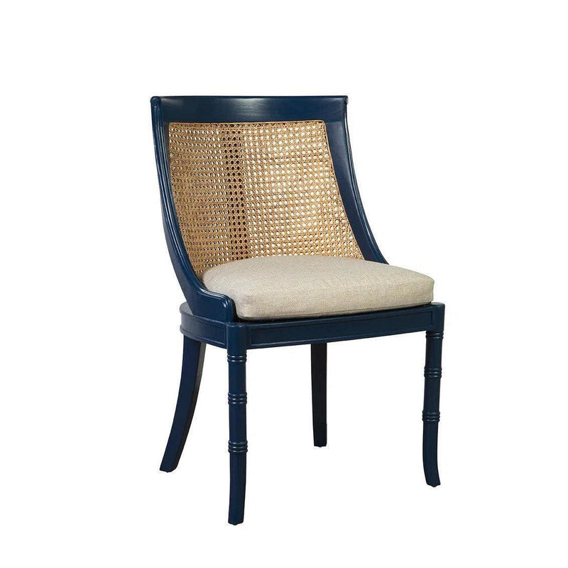 Spoonback Mahogany Armless Side Chair (Set Of 2)