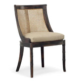 Spoonback Mahogany Armless Side Chair (Set Of 2)