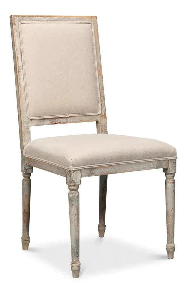 Square Fabric Upholstered Dining Chair (Set Of 2)