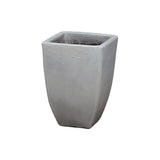 Square Handmade Ceramic Planter Outdoor Planters LOOMLAN By Emissary