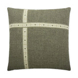 St. John Granite Grey Throw Pillow With Insert Throw Pillows LOOMLAN By D.V. Kap