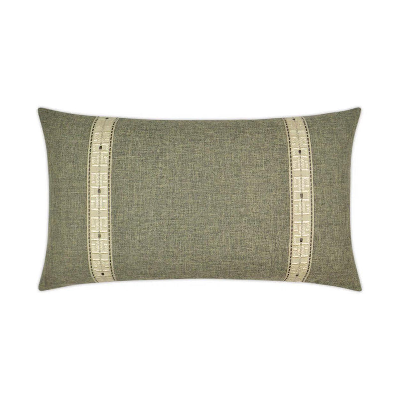 St. John Lumbar Granite Grey Throw Pillow With Insert Throw Pillows LOOMLAN By D.V. Kap