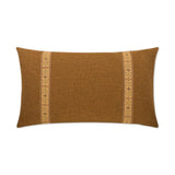 St. John Lumbar Nugget Brown Throw Pillow With Insert Throw Pillows LOOMLAN By D.V. Kap