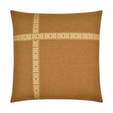 St. John Nugget Brown Throw Pillow With Insert Throw Pillows LOOMLAN By D.V. Kap