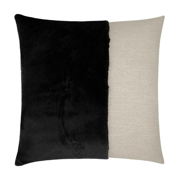 St. Moritz Black Throw Pillow With Insert Throw Pillows LOOMLAN By D.V. Kap