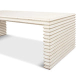 Stacked Cocktail Coffee Table Antique White Coffee Tables LOOMLAN By Sarreid